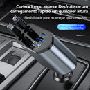 Carregador de celular USB tipo C retrátil C1 para carro